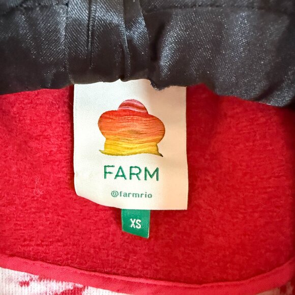 FARM Rio Red Fleece Jacket - Picture 5 of 6